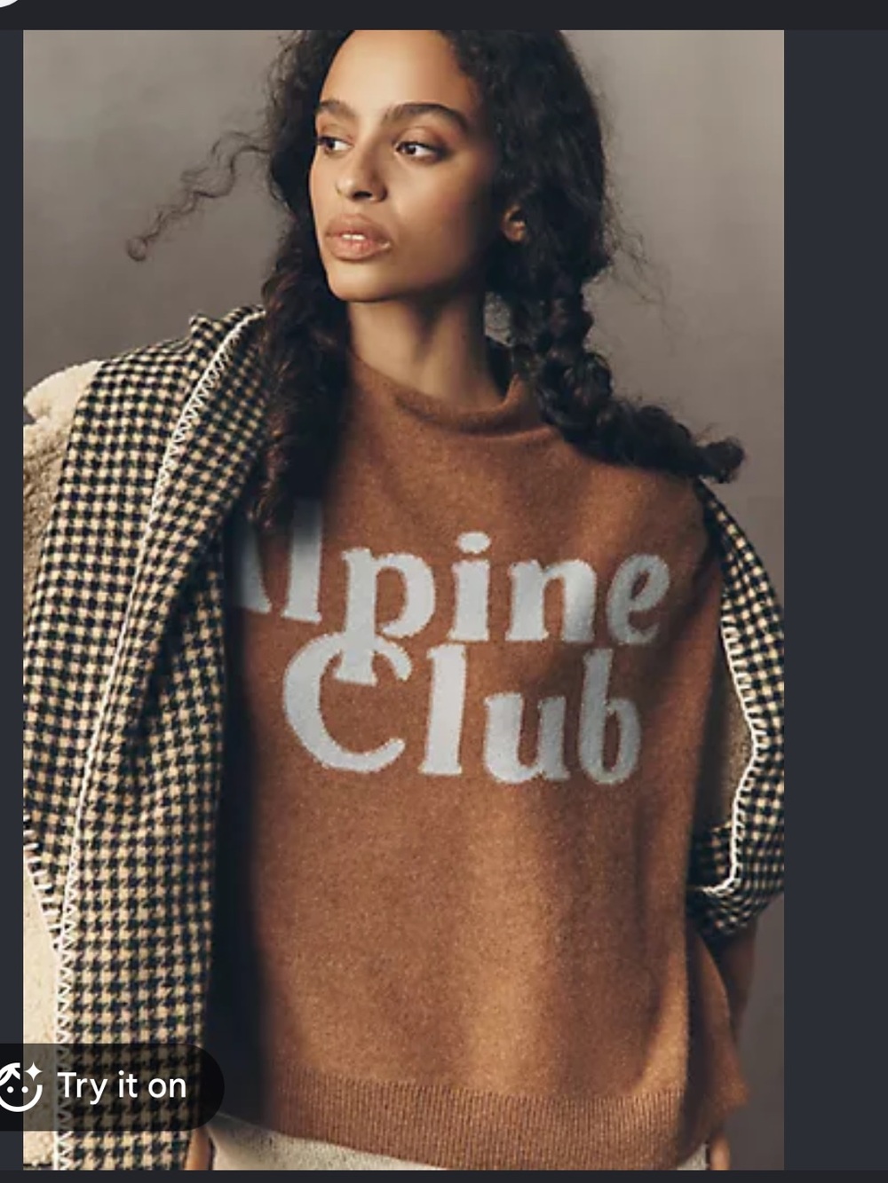 Anthropologie Pilcro Alani Alpine Club Cashmere Sweater